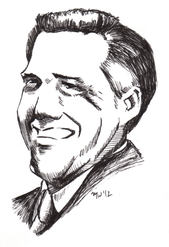 Mitt Romney Drawing